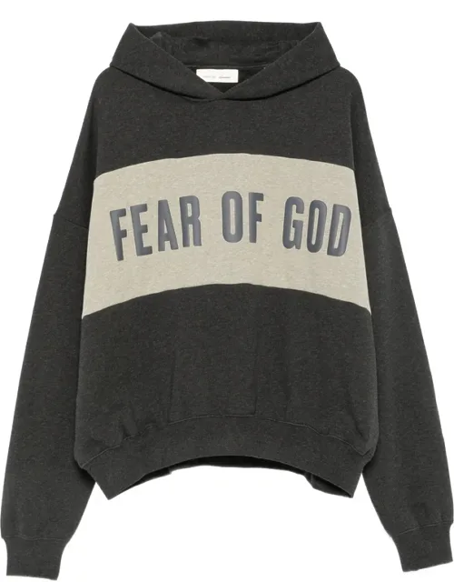 Logo-print Panelled Hoodie