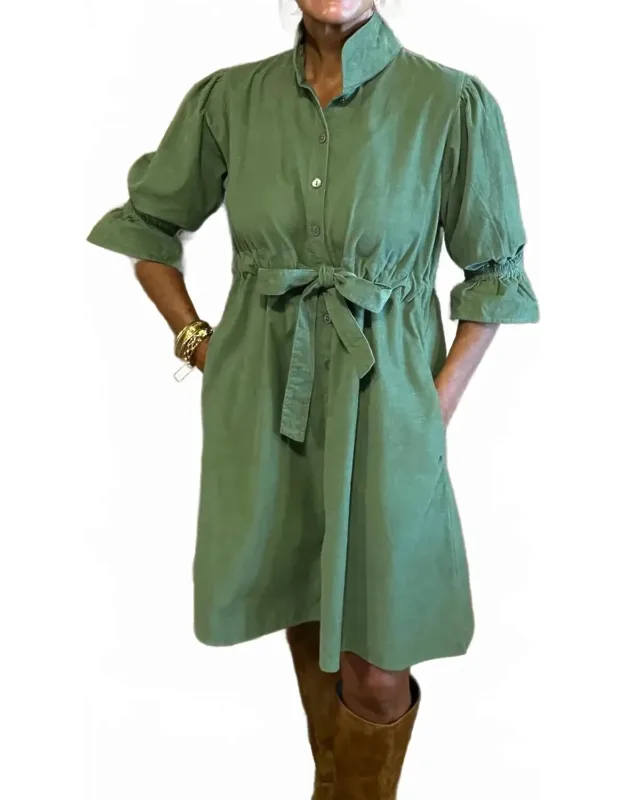 Corduroy Mini Dress