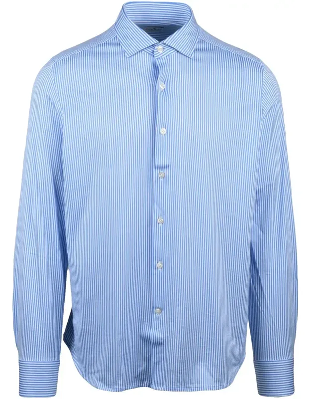 Cotton Shirt With Striped Pattern