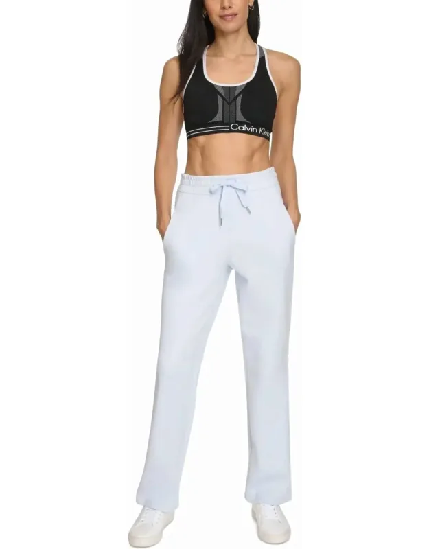 Fleece High-waist Angled-pocket Sweatpants