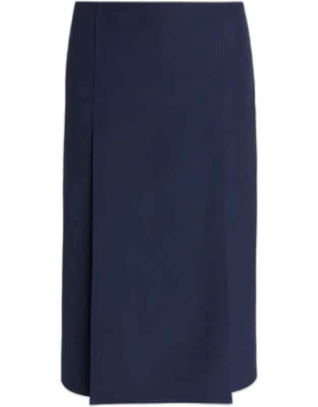 Flared Midi Skirt
