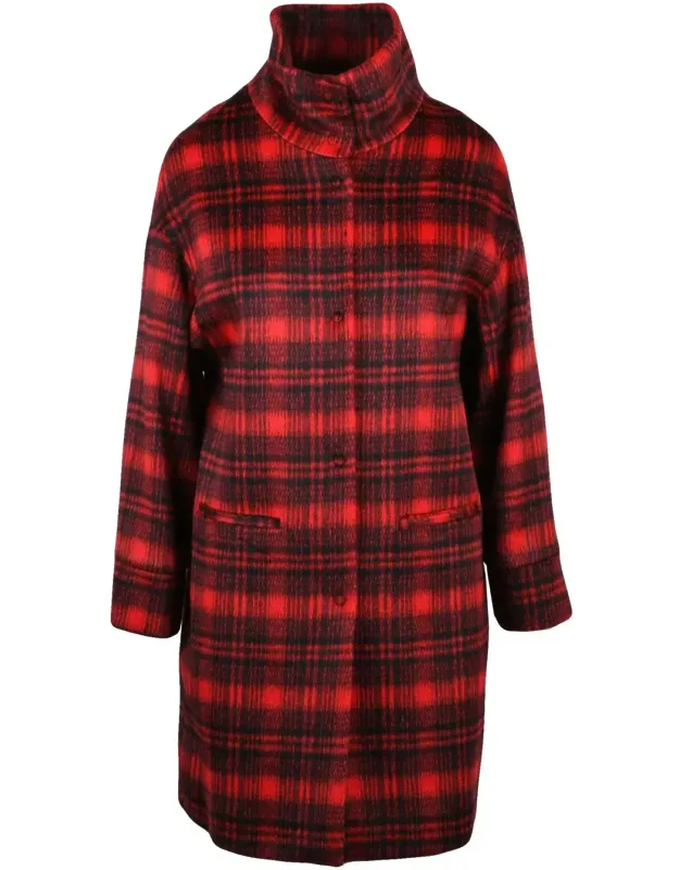 Virgin Wool-blend Coat