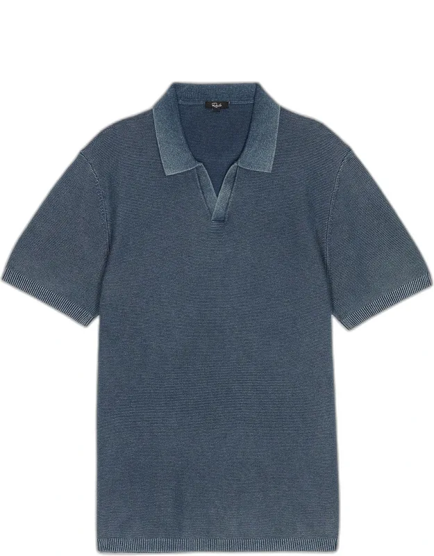 Baker Sunfaded Johnny Collar Polo Shirt