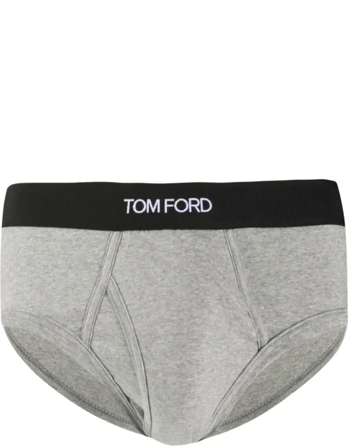 Logo-waistband Briefs