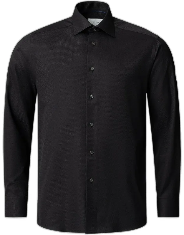 Contemporary-fit Cotton-silk Shirt