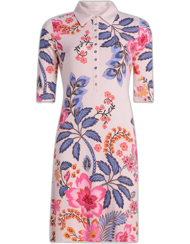 Floral Polo Shirtdress