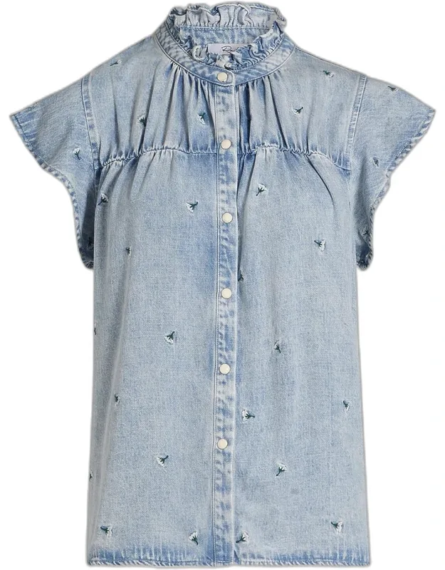 Floral Embroidered Top