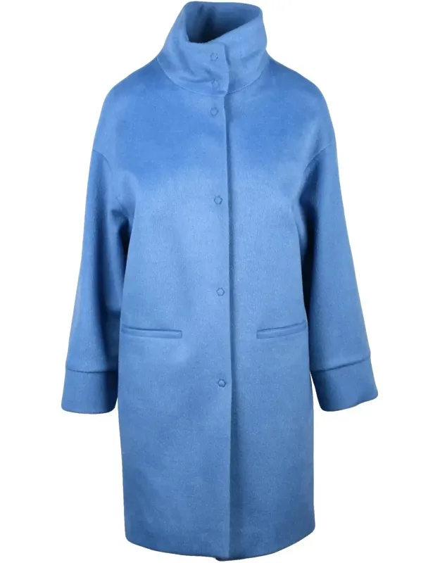 Virgin Wool-blend Coat