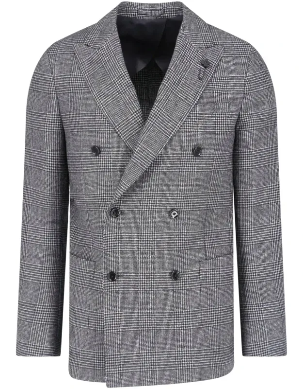 Wool Pied De Poule Blazer