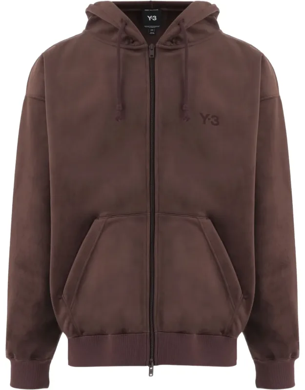 Ribbed Velvet Nylon Hoodie