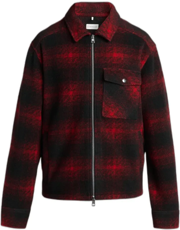 Buffalo Check Full-zip Shirt Jacket