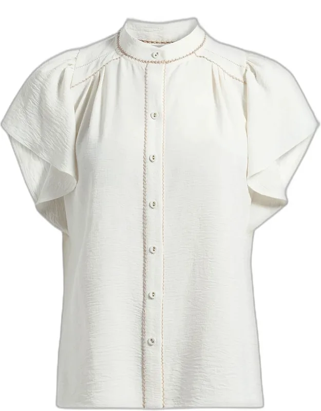 Flutter-sleeve Top