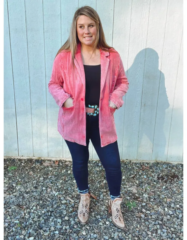 Corduroy Blazer