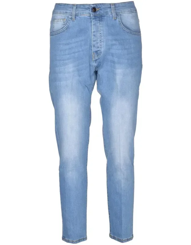 Tapered Denim Jeans