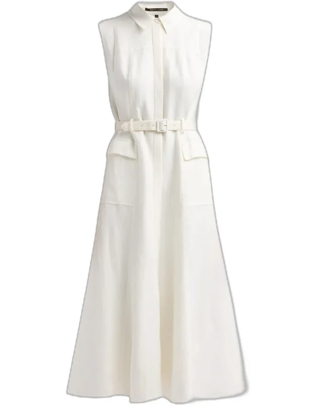 Belted Midi Shirtdress