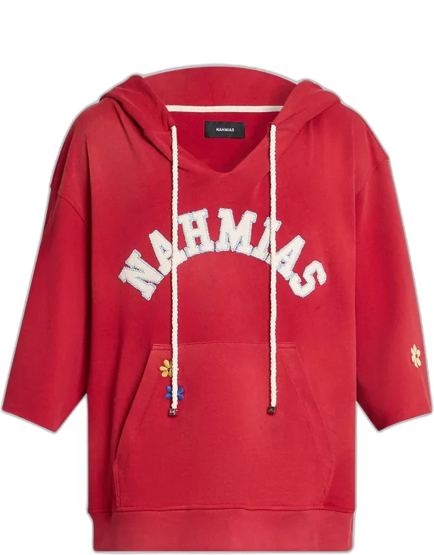 Daydreaming Graphic Cotton Crop Hoodie