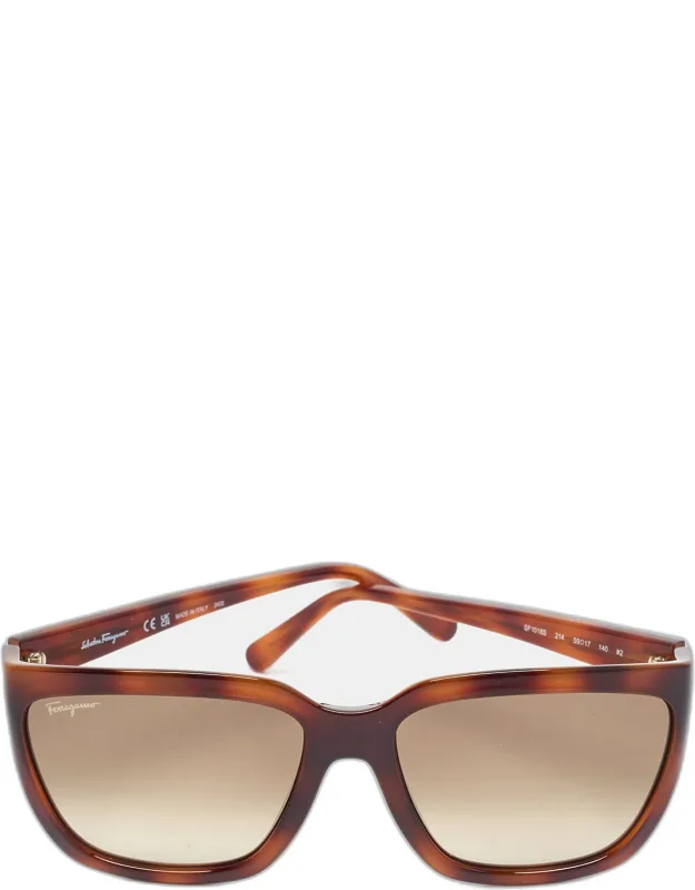 Tortoise Brown Frame Square Sunglasses