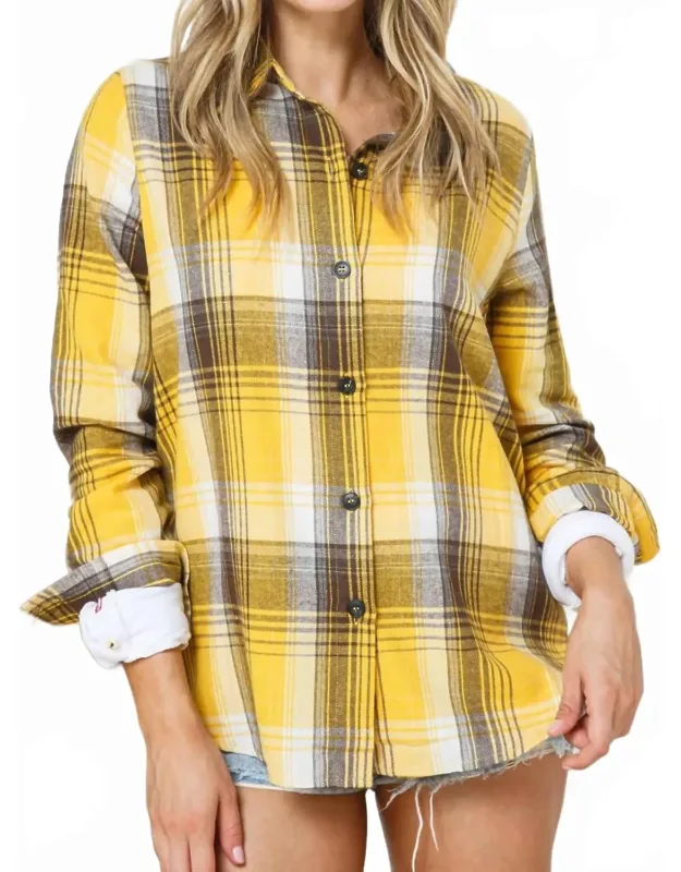Perfectly Plaid Button-up Shirt