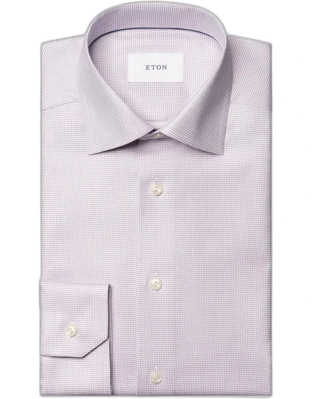 Slim-fit Semi Solid Twill Shirt