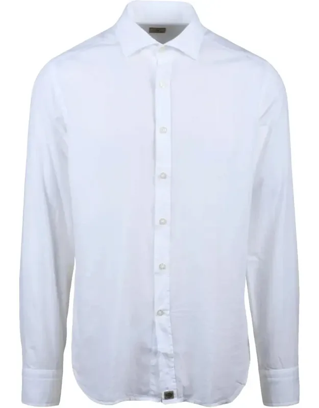 Classic Long-sleeve Shirt With Button-down Front