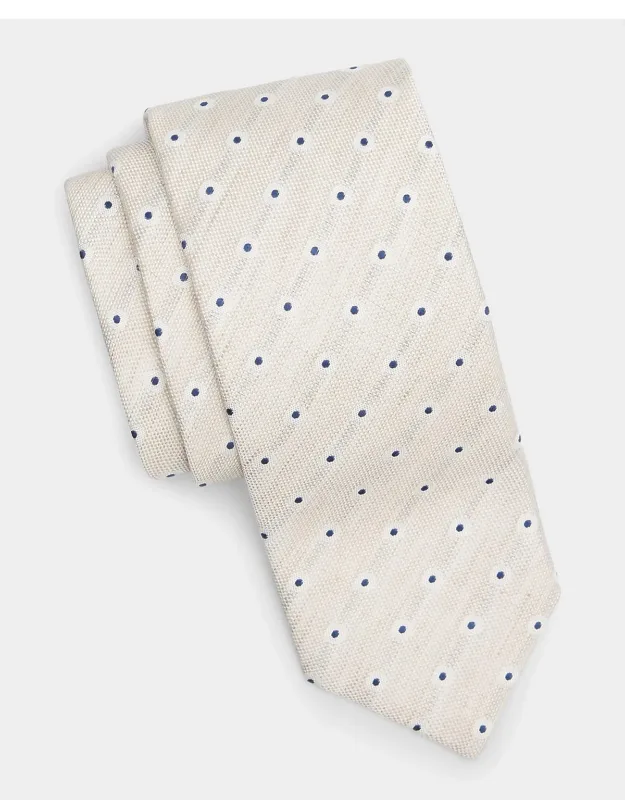 Polka Dot Silk Tie