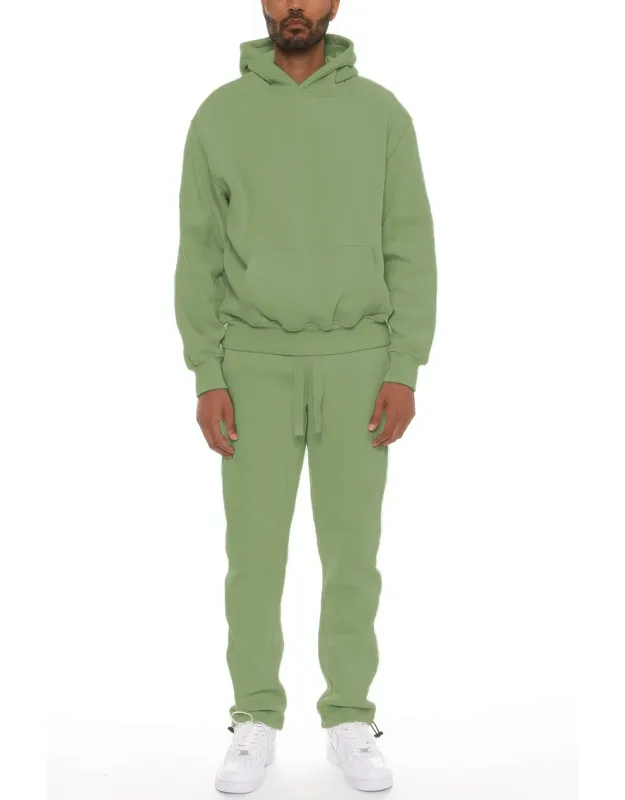 Premium Cotton Blend Hoodie Set