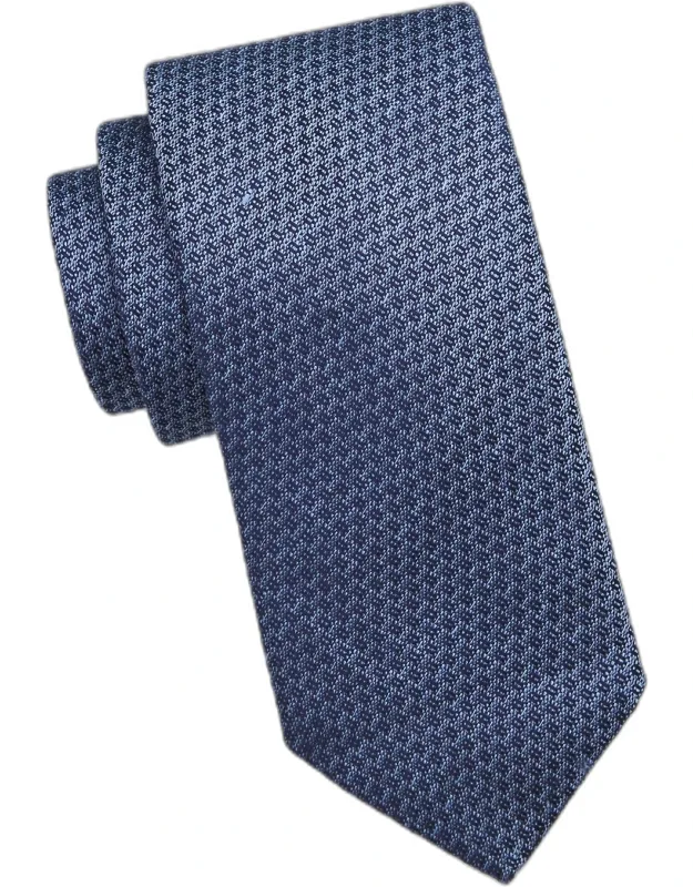 Geometric Woven Silk Tie