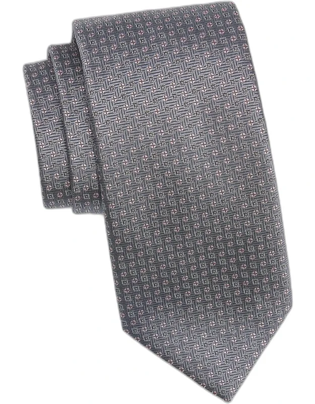 Geometric Silk Tie