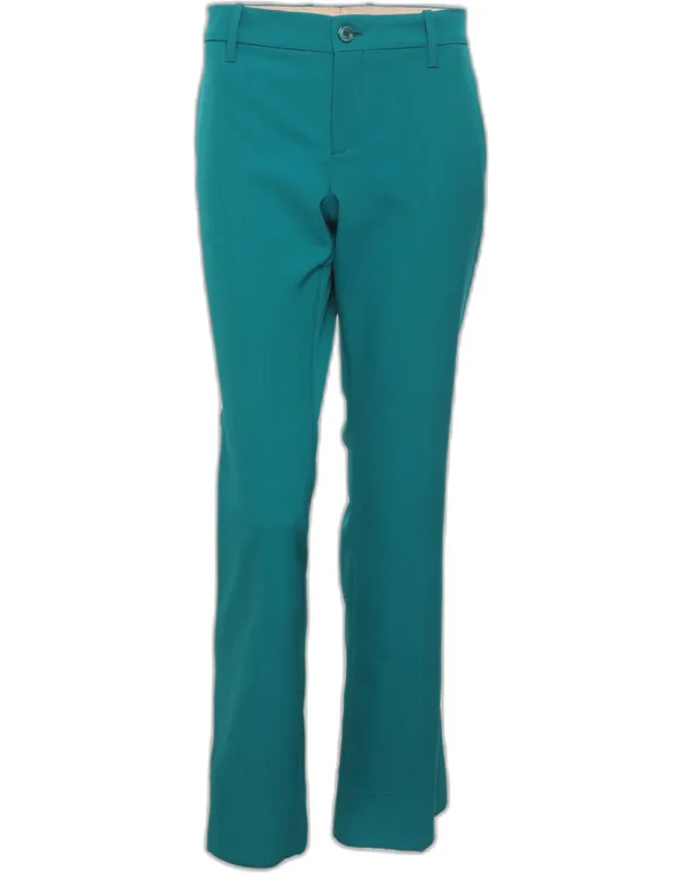 Silk & Wool Straight Bootcut Pants