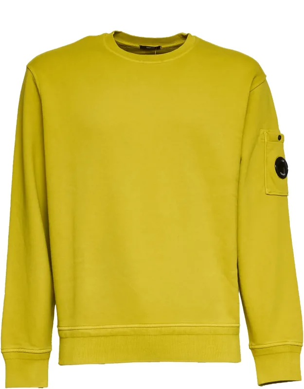 Diagonal Fleece Lens Sweatshirt