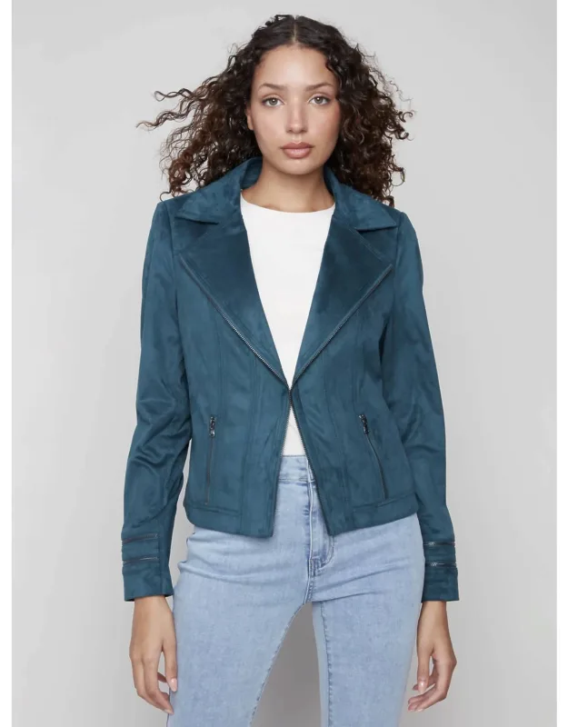 Faux Suede Jacket