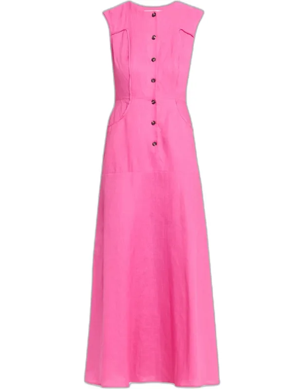 Linen Maxi Dress