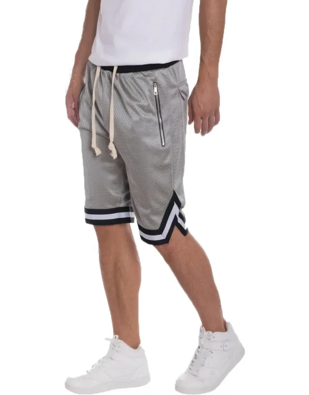 Striped Band Basketball Shorts