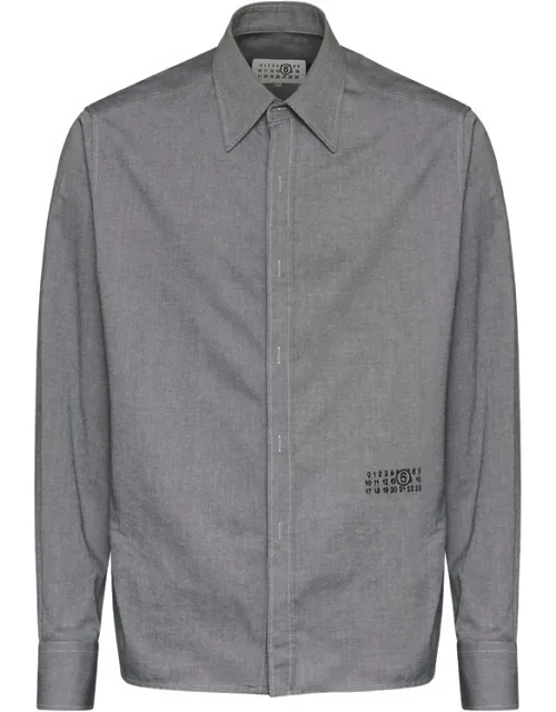 Zip-fastening Numeric Signature Shirt