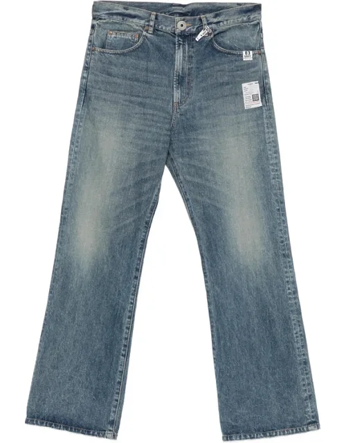 Faded Patchwork Jeans