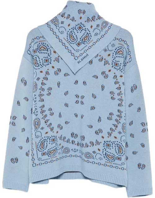 Bandana-jacquard Sweater