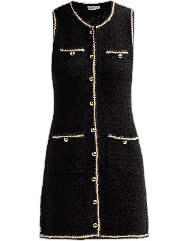 Kerris Rib-knit Sheath Mini Dress