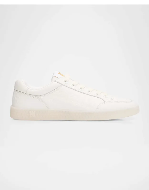 Blvd Embossed Leather Low-top Sneakers