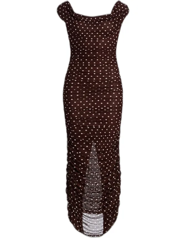 Polka Dot Maxi Dress
