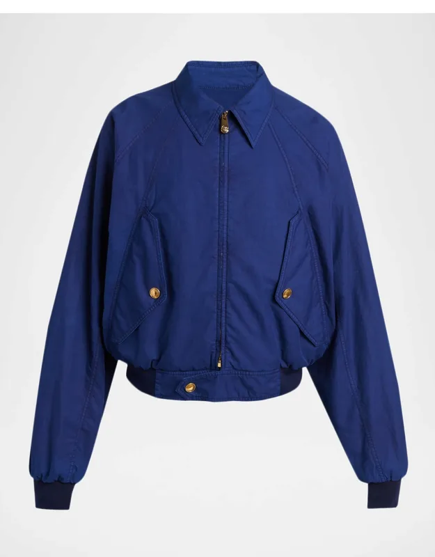 Overdyed Cotton Gabardine Jacket