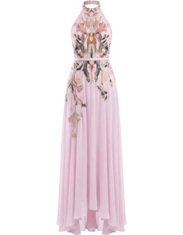 Embroidered Georgette Dress