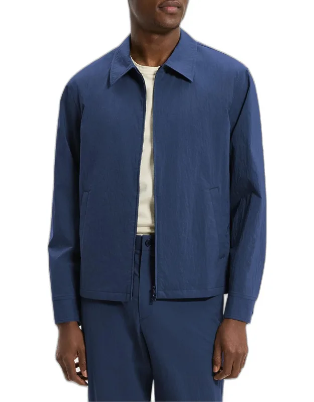 City Full-zip Spread-collar Jacket