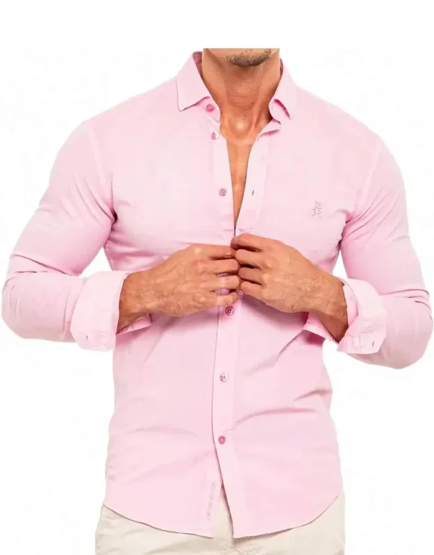 Frog Stretch Button Down Shirt