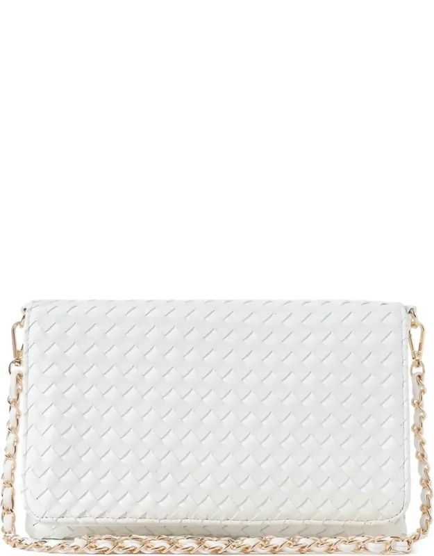 Lexi Woven Convertible Clutch