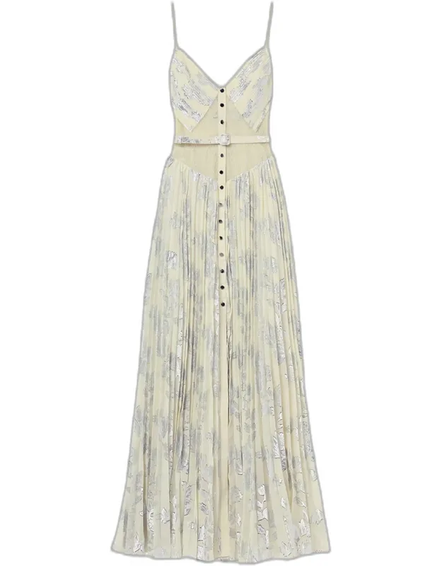 Polka Dot Satin Midi Shirtdress