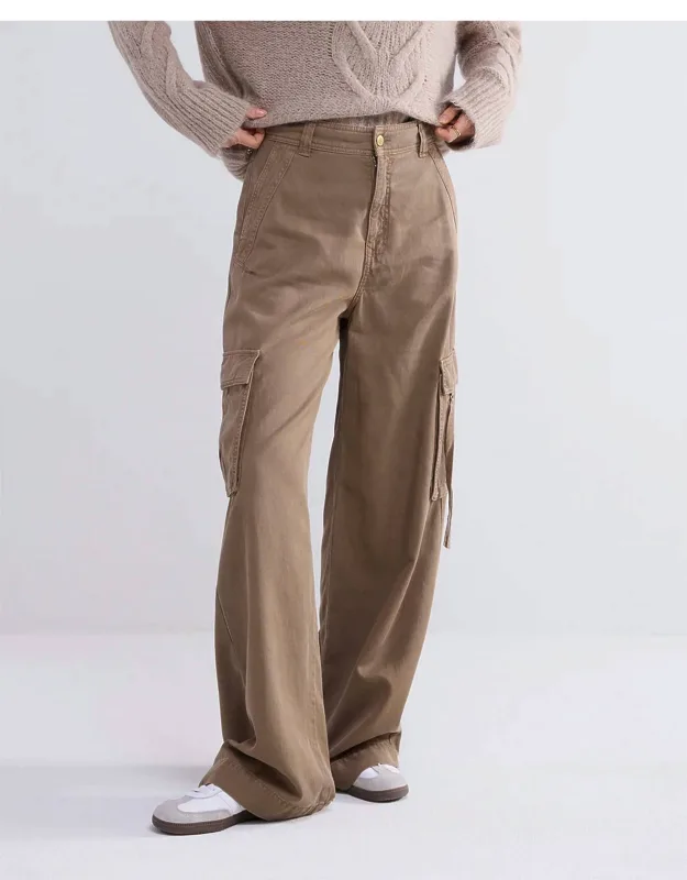 Cargo Wide Leg Calvary Pants