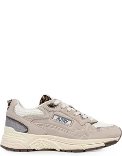 Hyperway Leopard-print Panelled Sneakers
