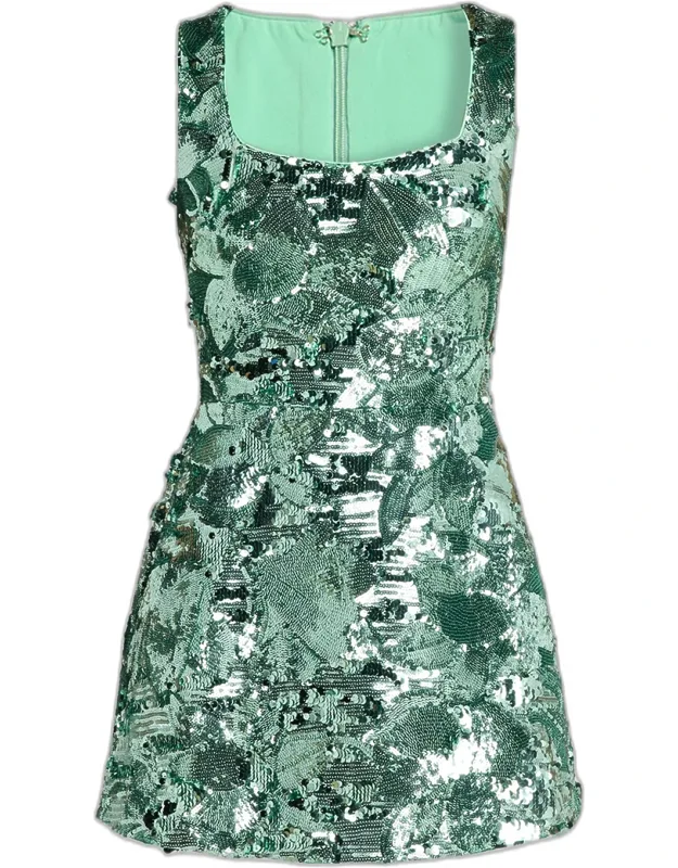 Sequin Sleeveless Mini Dress