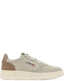 Medalist Low Perforated-toe Suede Sneakers