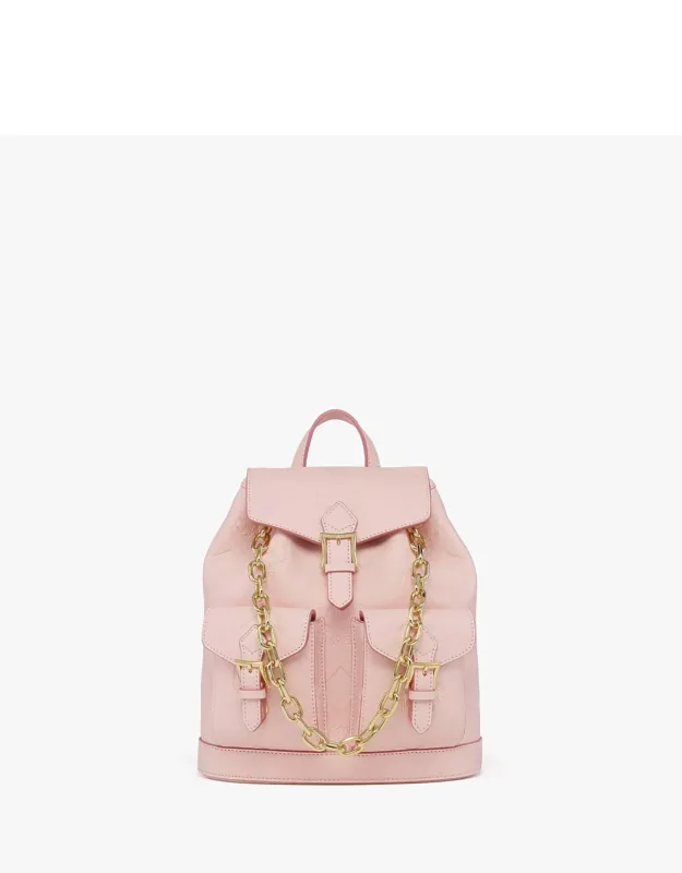 Small Drawstring Backpack In Maxi Monogram Leather